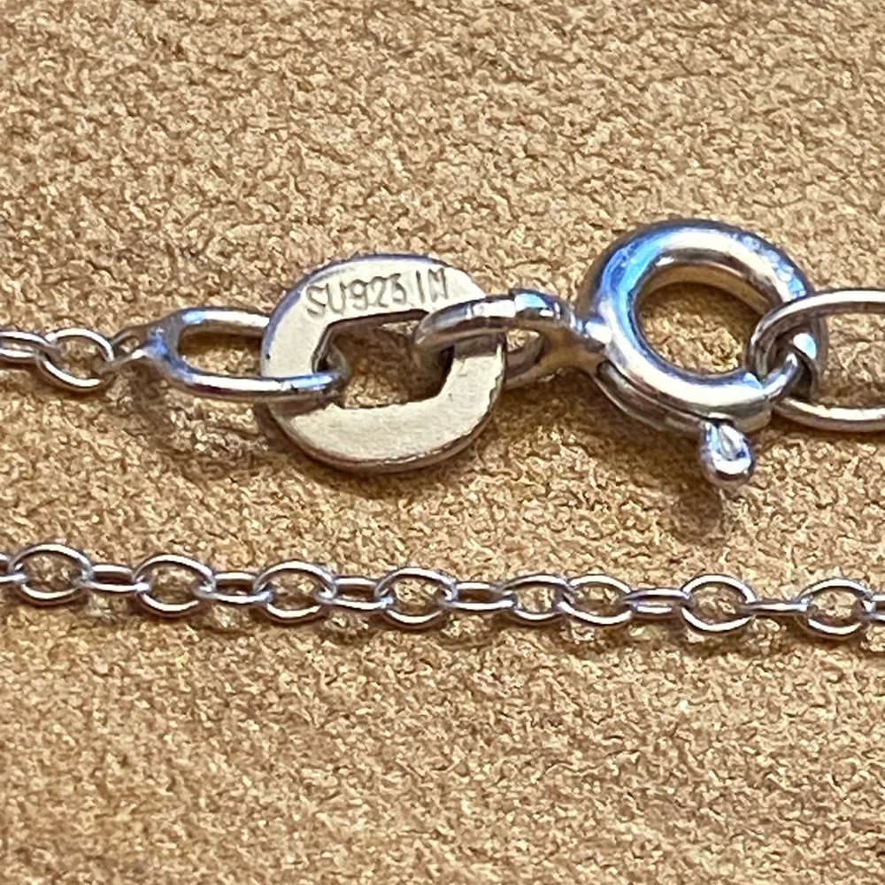 Beautiful, vintage millefiori pendant on a sterling silver chain - Picture 7 of 7